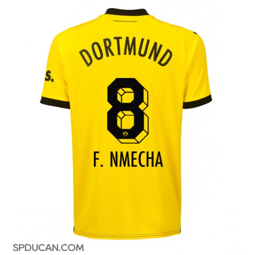 Muški Nogometni Dres Borussia Dortmund Felix Nmecha #8 Domaci 2023-24 Kratak Rukav